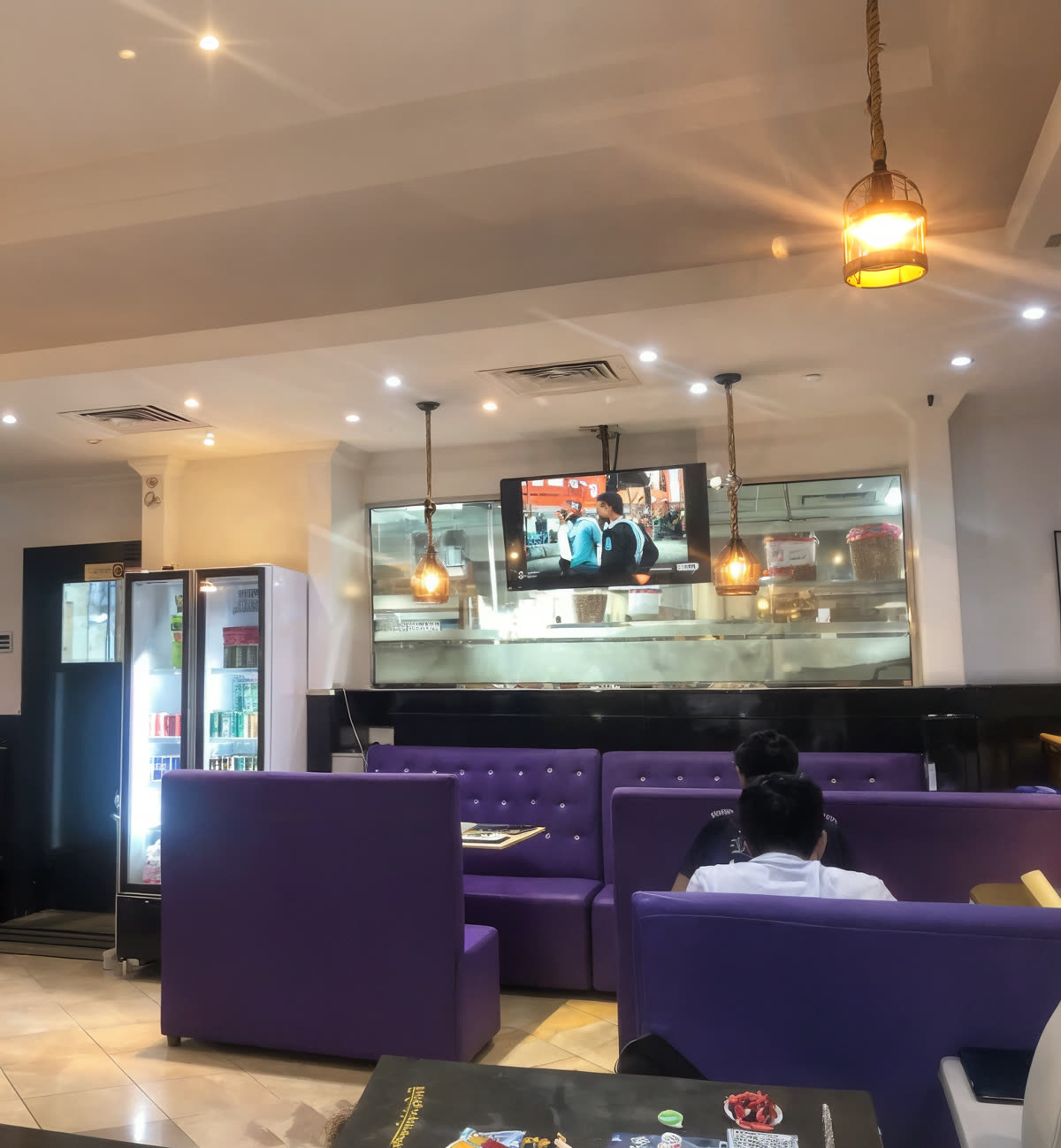Inside Akabare Thakali Restaurant's dining room